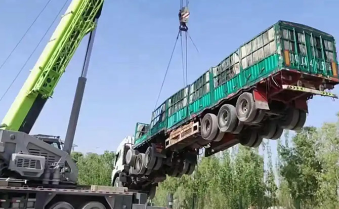 解放区道路脱困救援案例